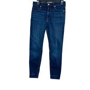 Everlane curvy high rise skinny dark wash jeans size 28